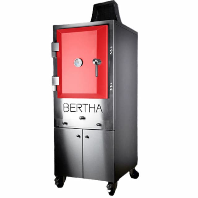 Печь на твердом топливе BERTHA V2 with Red Door Bertha-Red