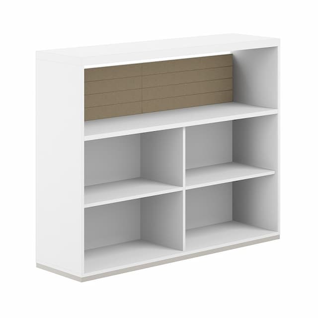 Стеллаж-комбо 1638 односторонний Norden Allegro AG.253.101.653.BG с топом и экраном тканевым низким