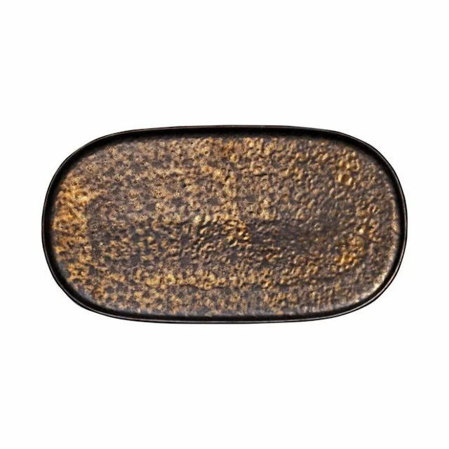 Блюдо овальное без рима 34x19 см Fortessa Nivo Metallic World of Colours D752.234.0000