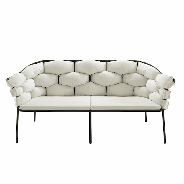 Диван CorsaStyle Серпентин (металл / ткань standart) 1650х720х760