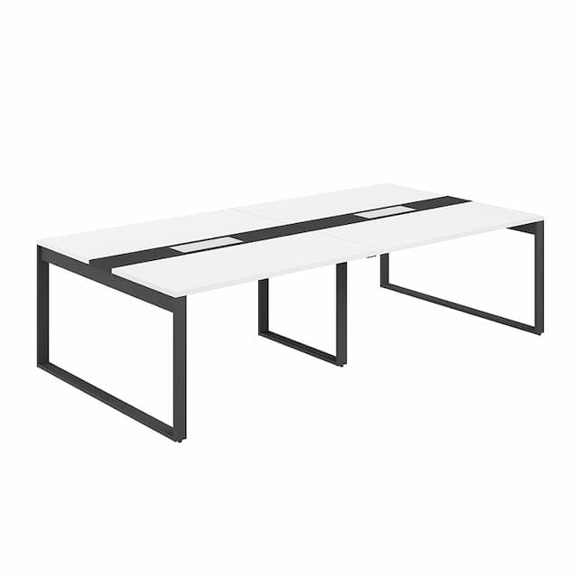 Стол для переговоров 2800х1438х750 Norden Allegro AG.2-2814.WH.72.AN.AN