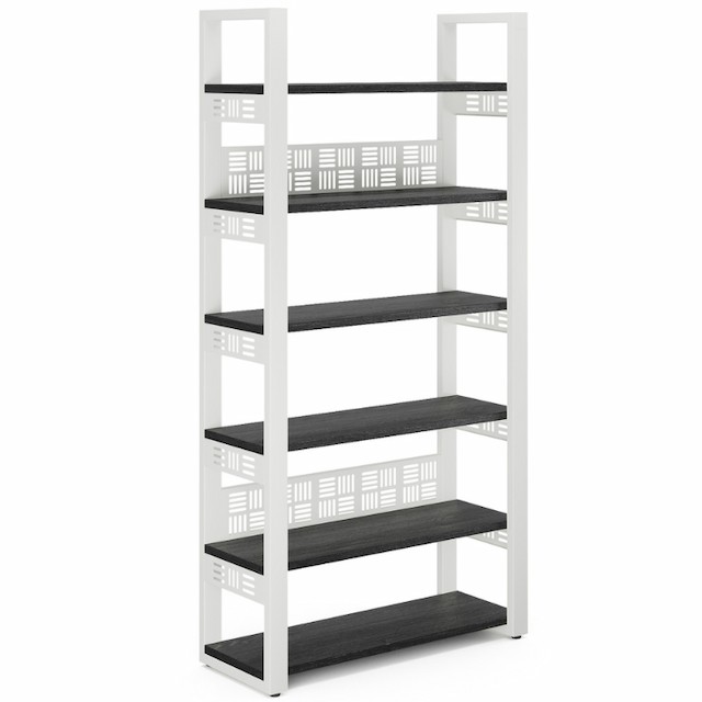 Стеллаж открытый Kobor SO6-140/36 white/wood