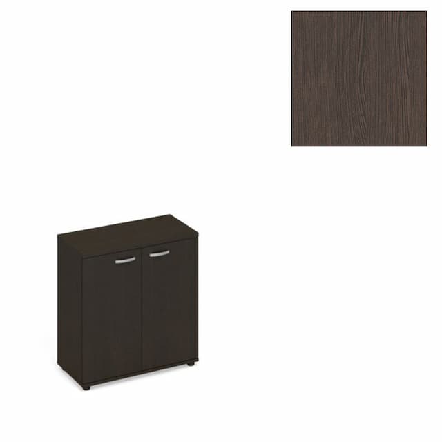 Шкаф низкий закрытый Юнитекс А4 (78x36.4x81) А4 9351 ВТ венге