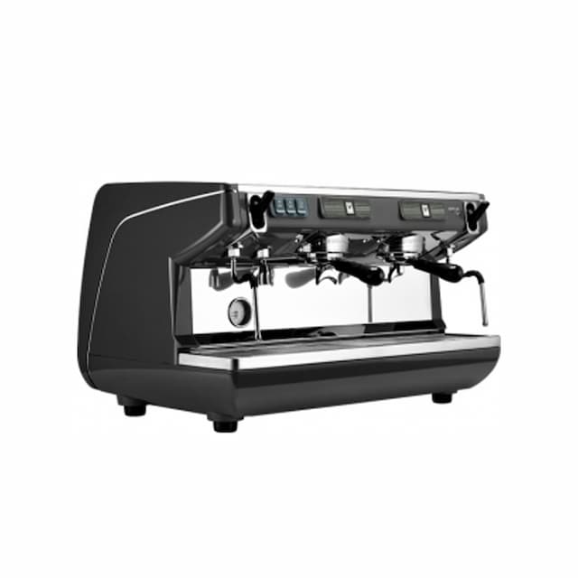 Кофемашина-полуавтомат 2 группы (выс.) NUOVA SIMONELLI APPIA LIFE 2GR S 220V BLACK+HIGH GROUPS+ECONOMIZER